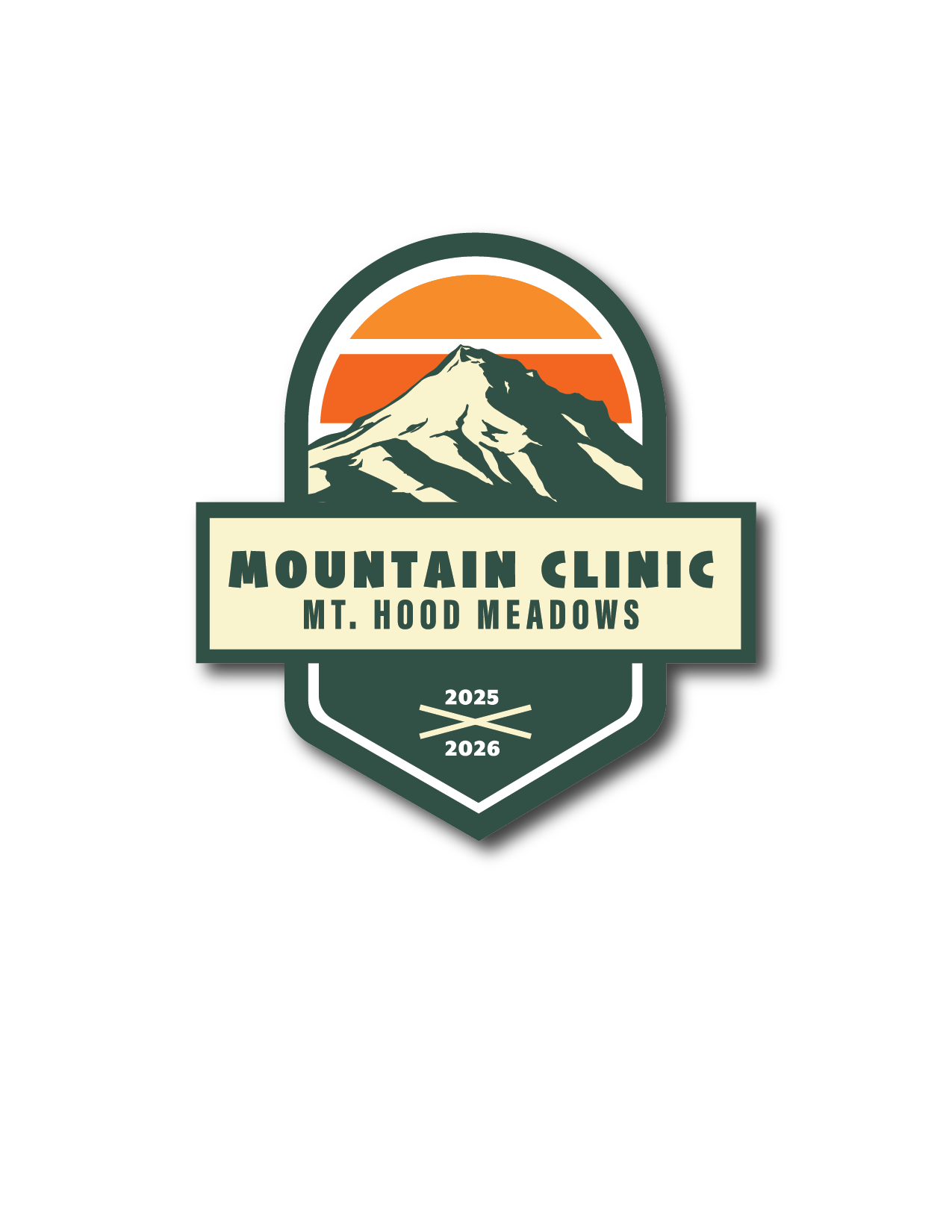 Mt Hood Clinic Sticker '25-26