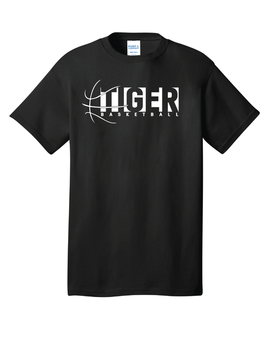 Block Tiger Basketball Short Sleeve Shirt