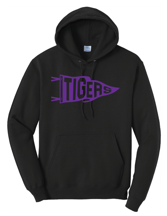 Tiger Pennant Flag Hoodie