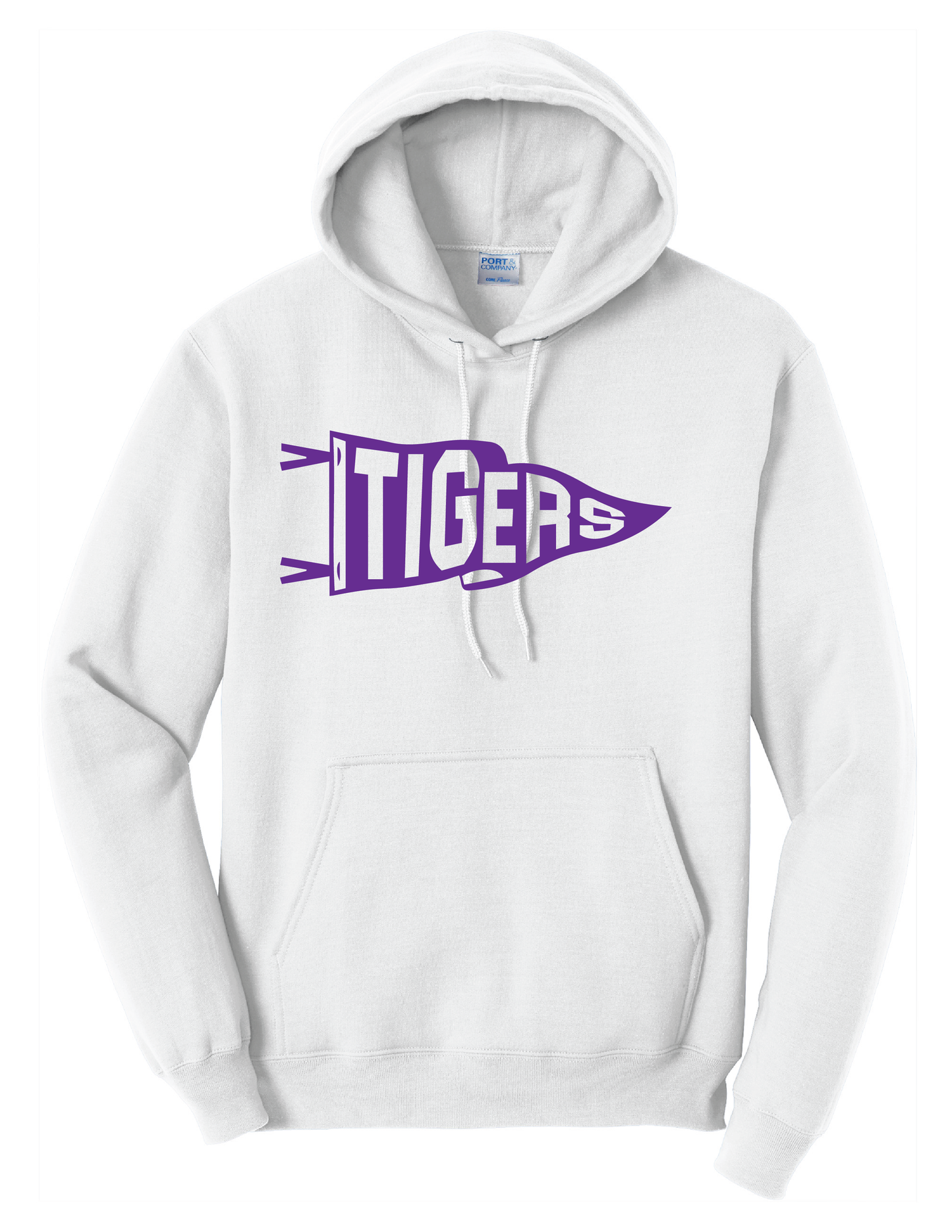 Tiger Pennant Flag Hoodie