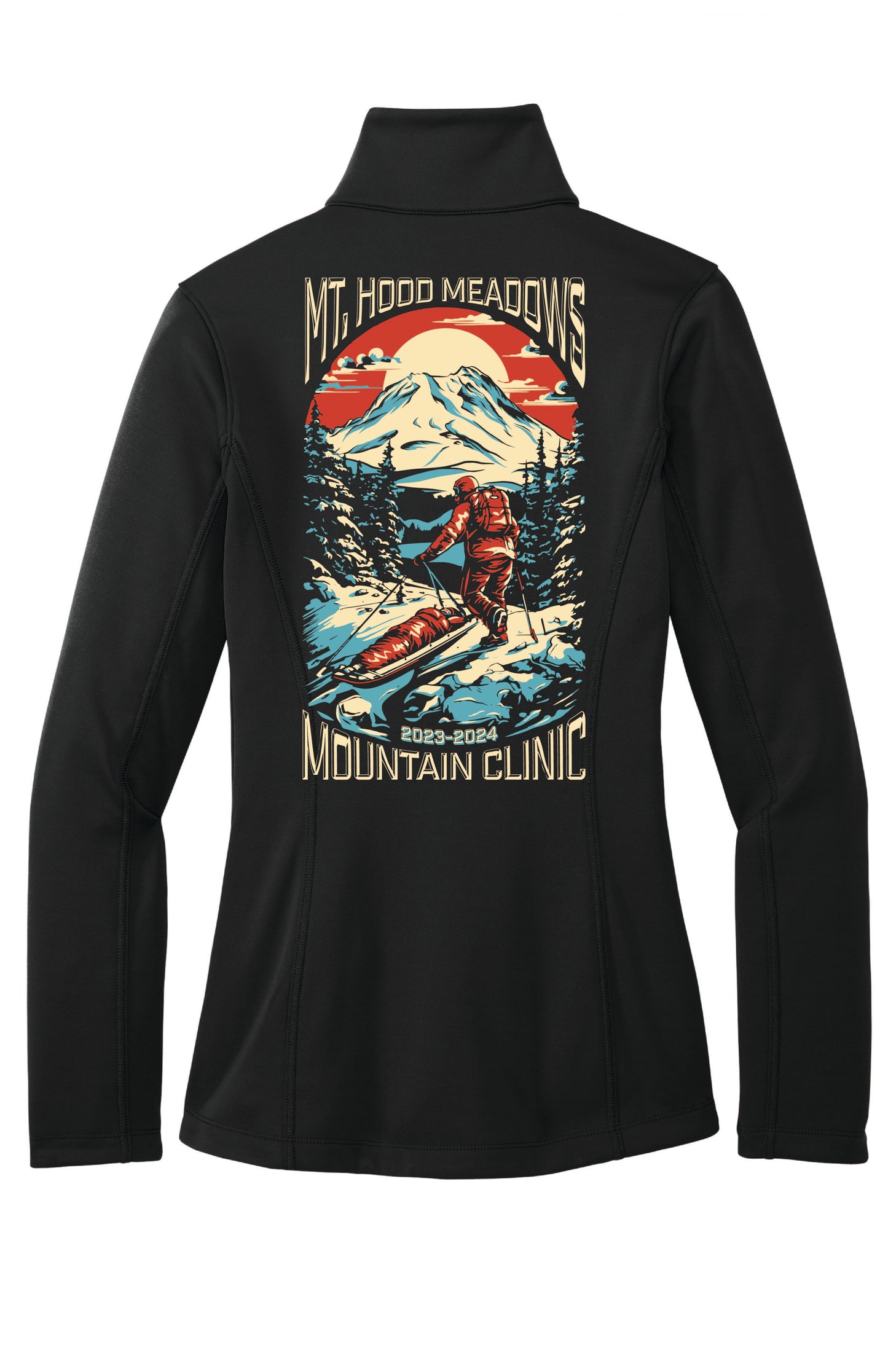 Mt Clinic Ladies 1/4 Zip Jacket