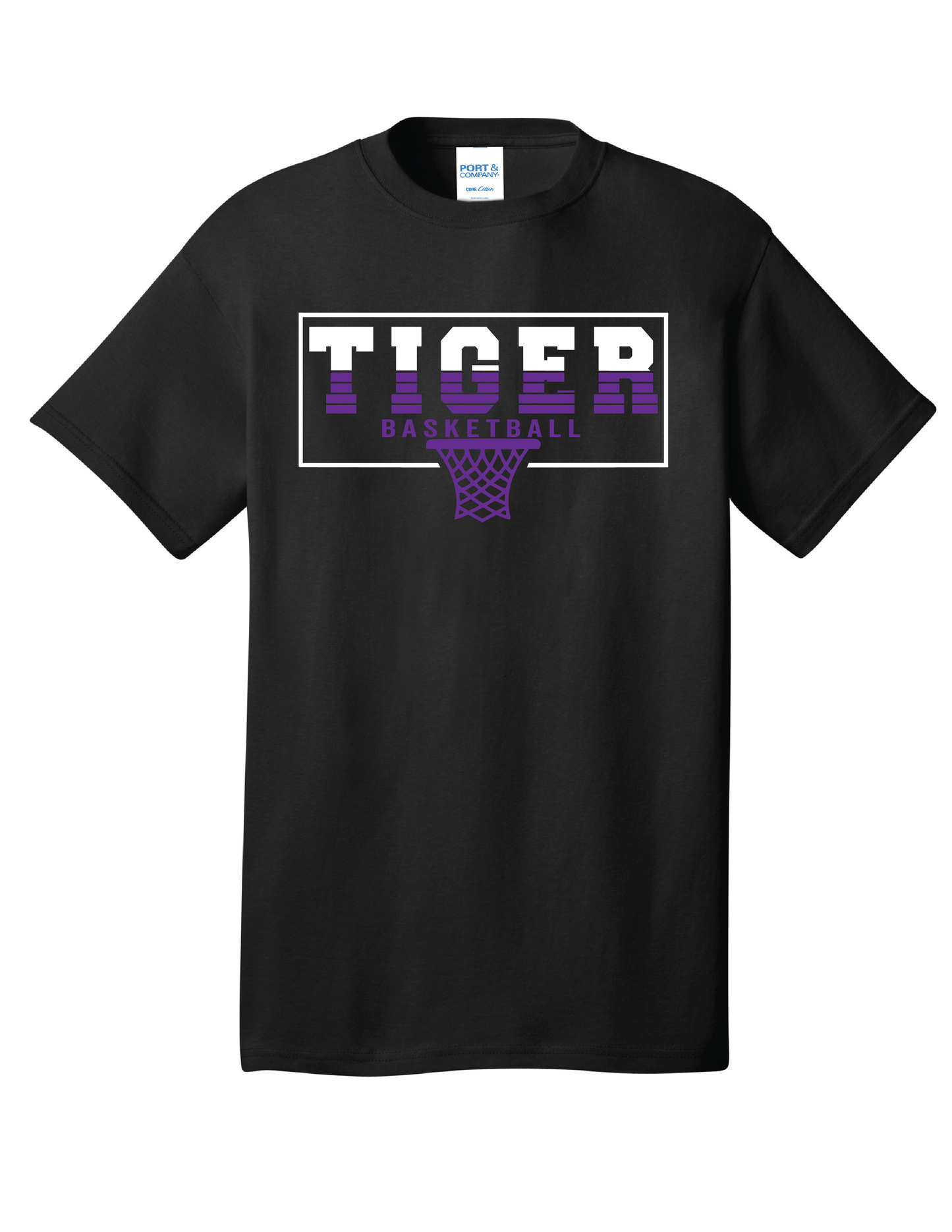 Tiger Basketball Short Sleeve Shirt