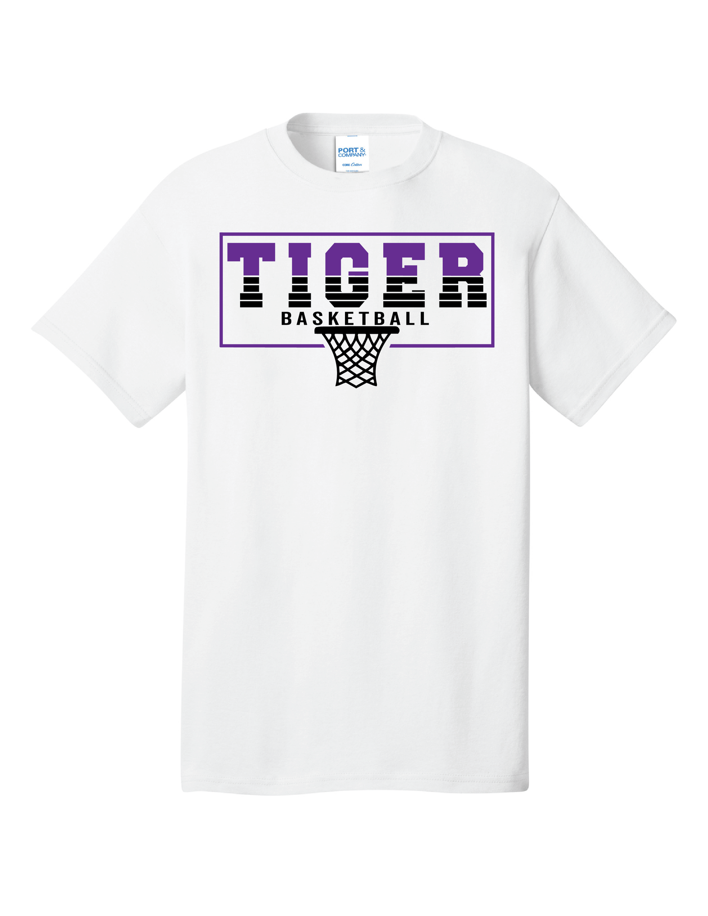 Tiger Basketball Short Sleeve Shirt