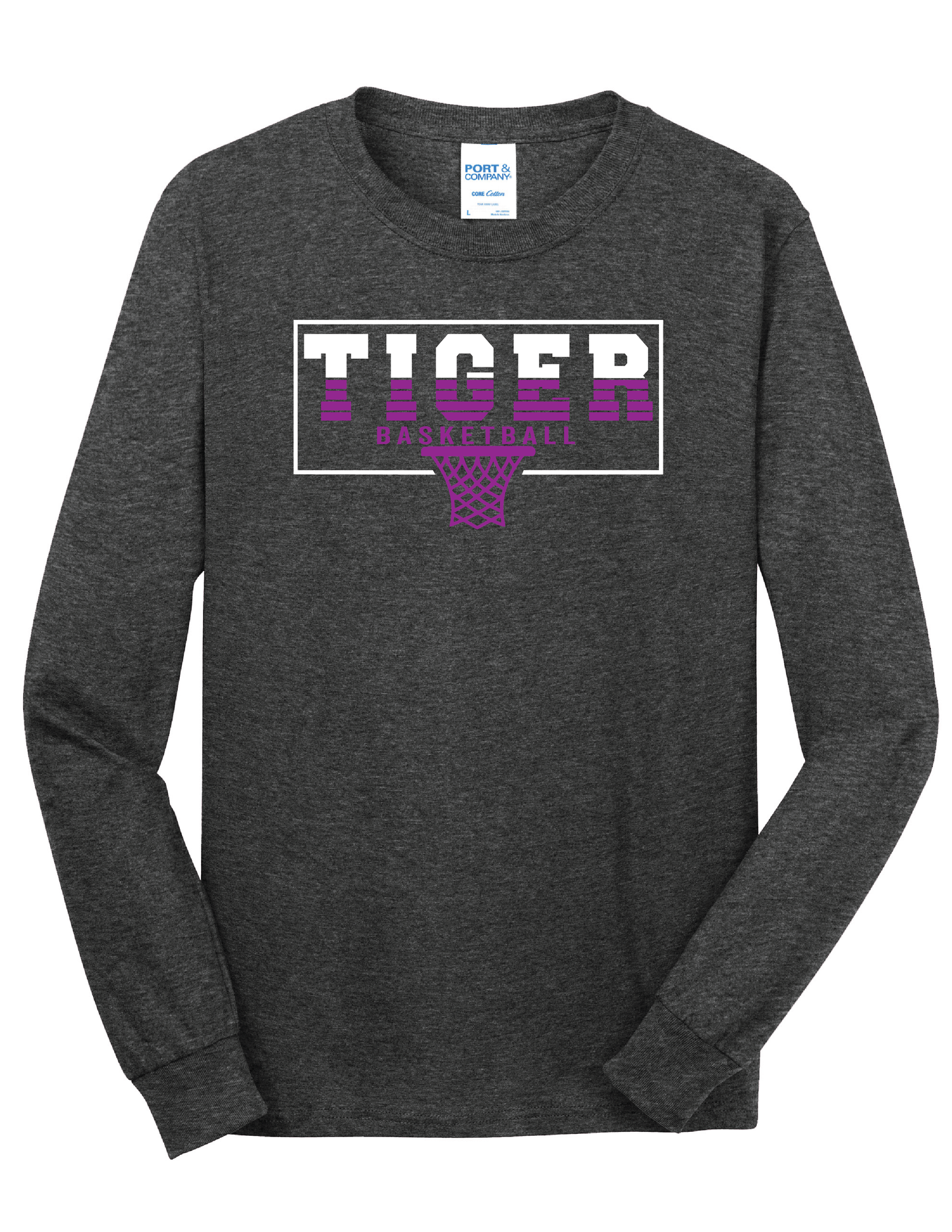 Tiger Basketball Long Sleeve Shirt