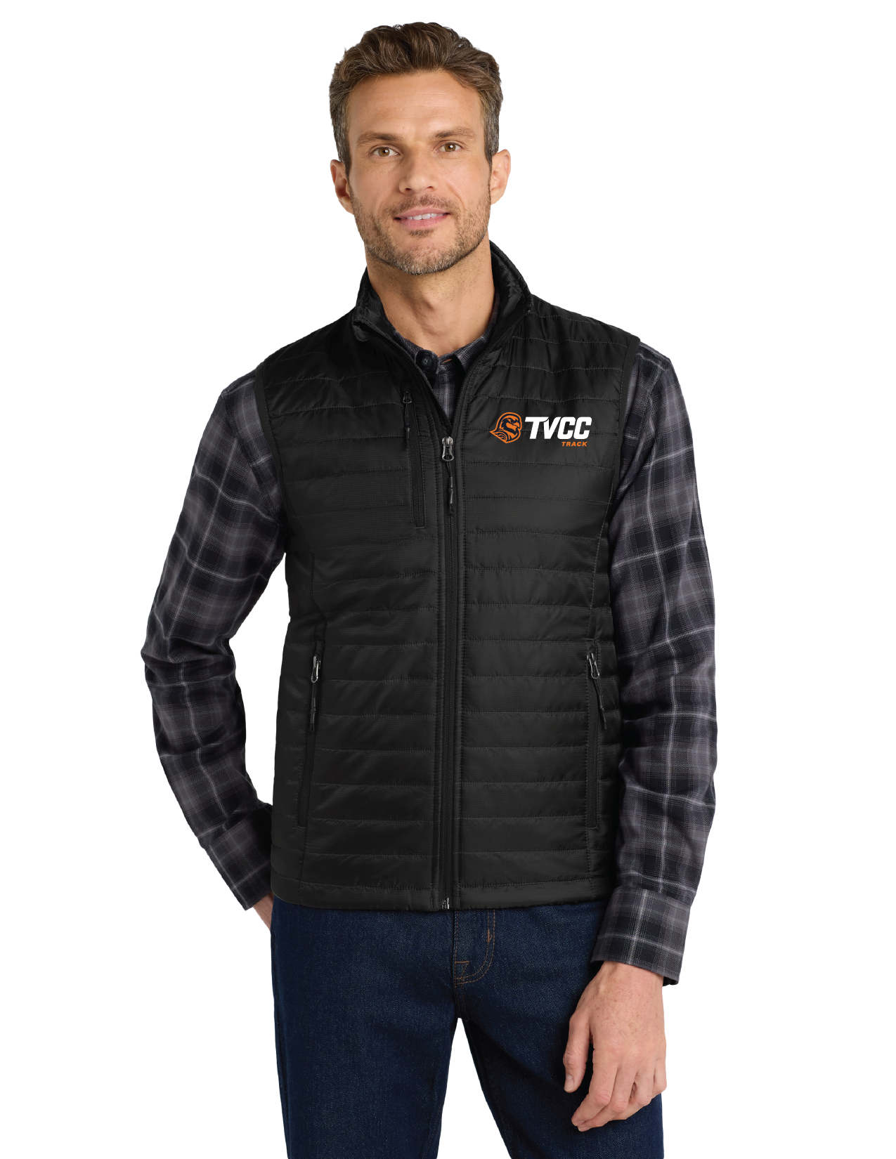 Men's Puffer Vest - TVCC Track