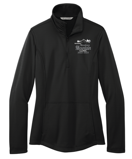 Ladies Smooth Fleece 1/4-Zip Jacket