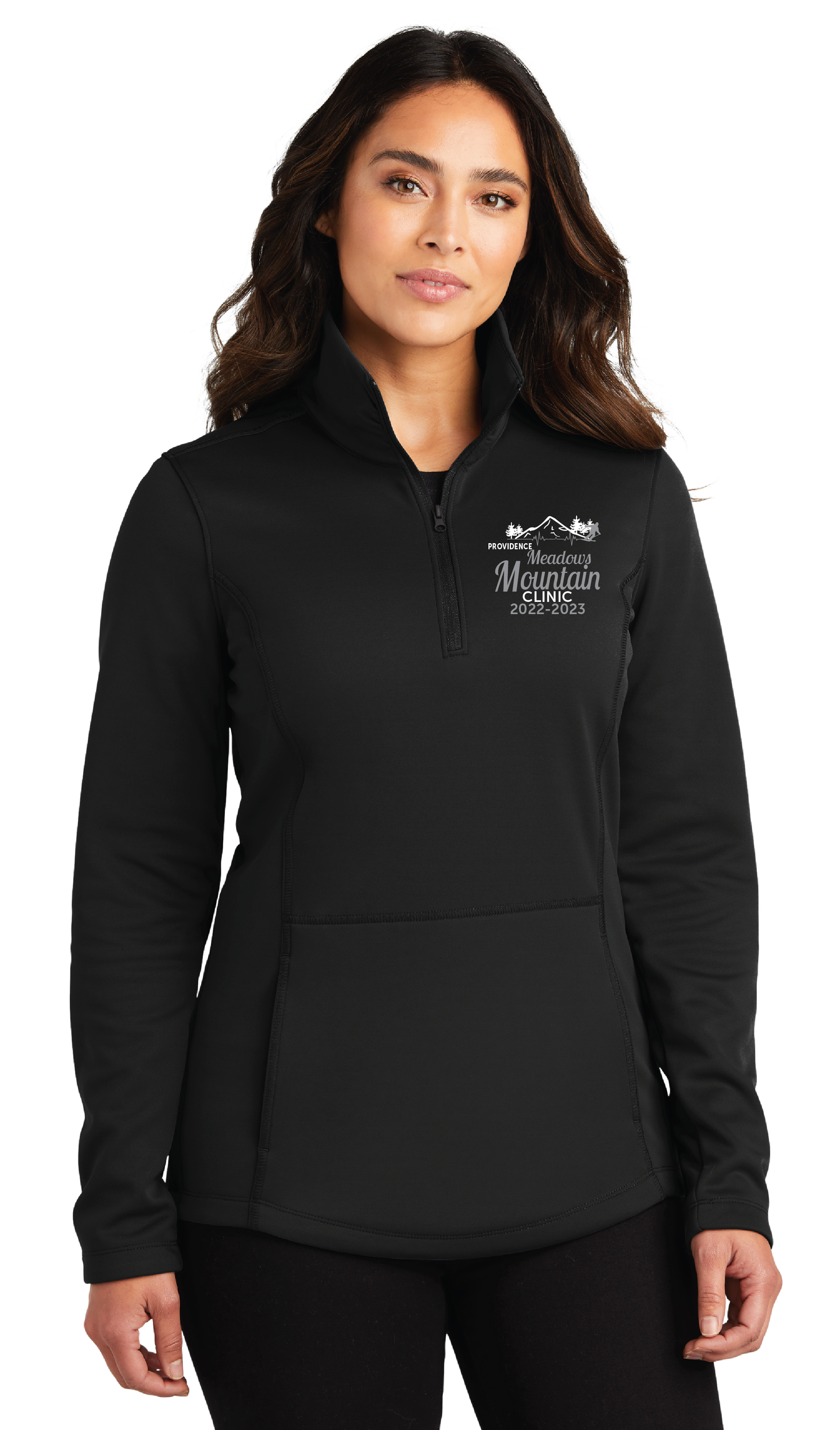 Ladies Smooth Fleece 1/4-Zip Jacket