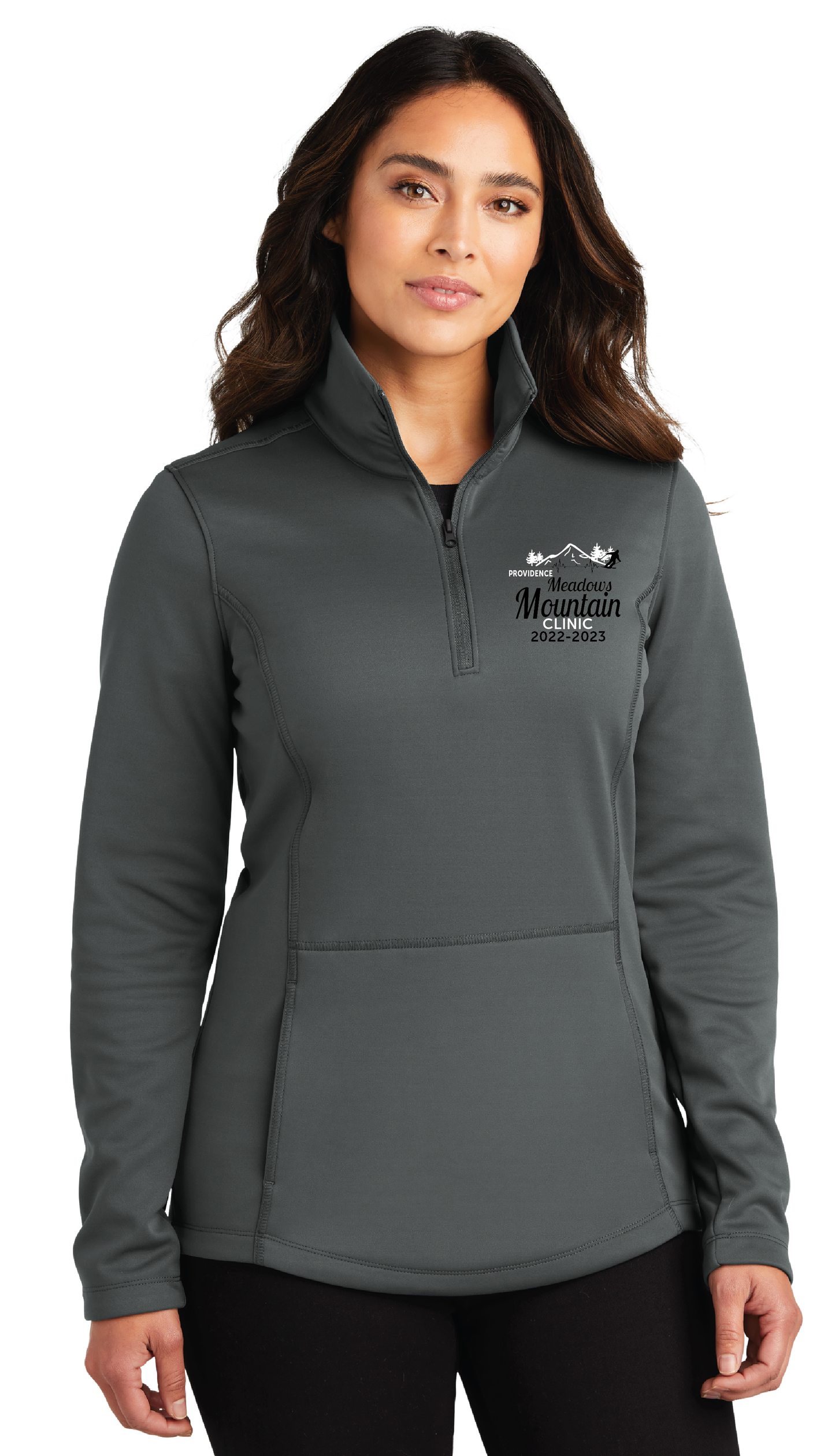 Ladies Smooth Fleece 1/4-Zip Jacket